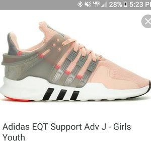 Adidas EQT blush pink and grey